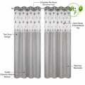 Box Office Eyelet Curtains — Pair of 2