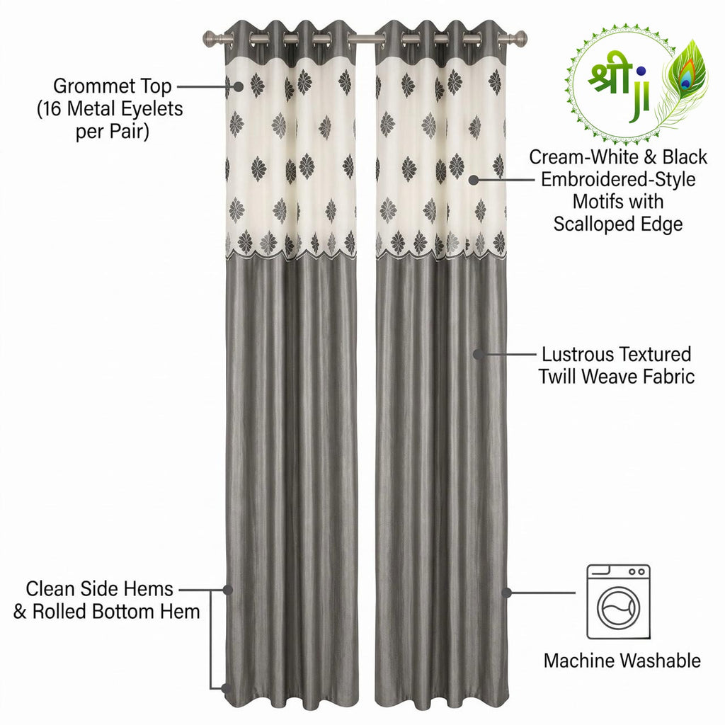 Box Office Eyelet Curtains — Pair of 2