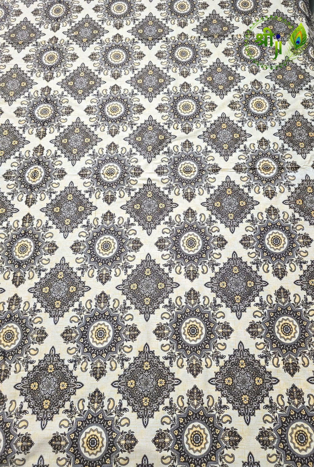 Jaipuri Design Cotton Bed Sheet (Elegance)