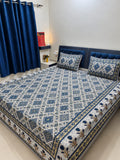 Jaipuri Design Cotton Bed Sheet (Elegance)