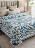 Imported Super Soft Premium Blanket – Blue Green